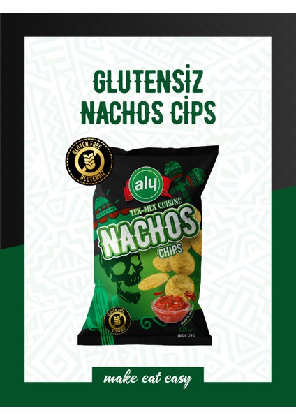 Glutensiz Nachos Cips 425g