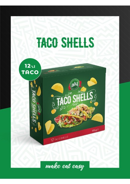 Taco Shells 12'li Paket 135g