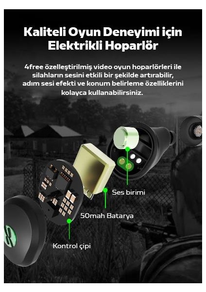 Düşük Ms Gaming Mikrofonlu Bluetooth Kulaklık, Su ve Ter Geçirmez Oyuncu Kulaklığı