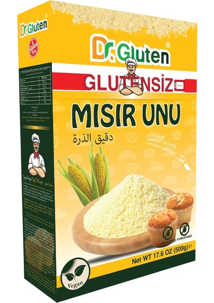 Dr.gluten Glutensiz Mısır Unu 500 gr