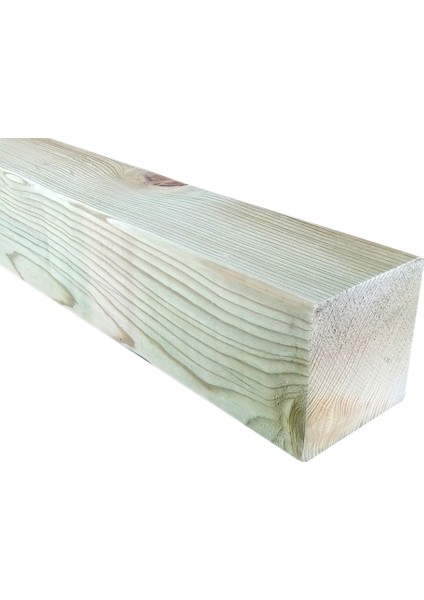 AHŞAP PROFİL DECK 9,0 x 9,0 Cm LADİN 2.SINIF YEŞİL EMPRENYELİ