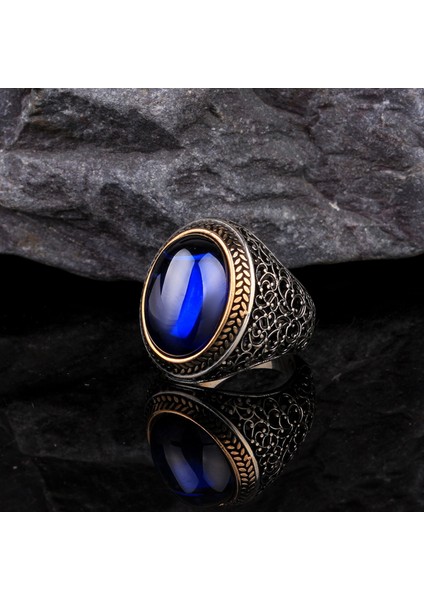 Zirkon Taşlı 925 Ayar Gümüş Erkek Yüzük modelleri