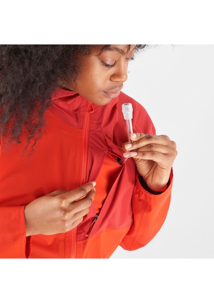 Bonatti Trail Kadın Rağmurluk - Kırmızı fırsatları