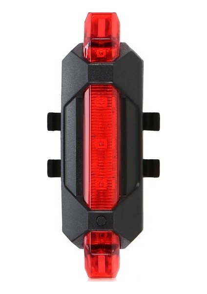 3'lü Parlak USB Şarj Edilebilir Bisiklet Arka Lambası - Çok Renkli (Yurt Dışından) indirimleri