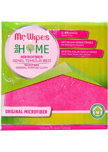 Mr. Wipes Antibakteriyel Microfiber Genel Temizlik Bezi