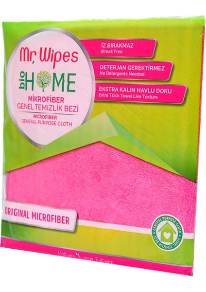 Mr. Wipes Antibakteriyel Microfiber Genel Temizlik Bezi