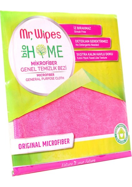 Mr. Wipes Antibakteriyel Microfiber Genel Temizlik Bezi