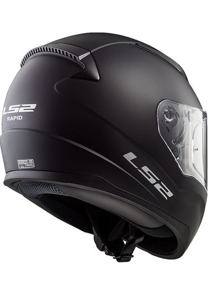FF353 Rapid Mat Siyah Kask
