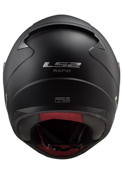 FF353 Rapid Mat Siyah Kask