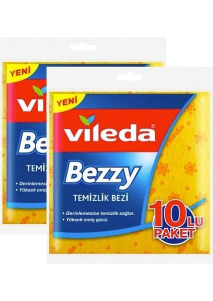 Bezzy Temizlik Bezi 10'lu x 2 Adet