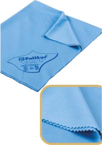 (6 Adet) Polikur Universal 3220 Mikrofiber Lüx Dokulu Cam Bezi 40X50 cm
