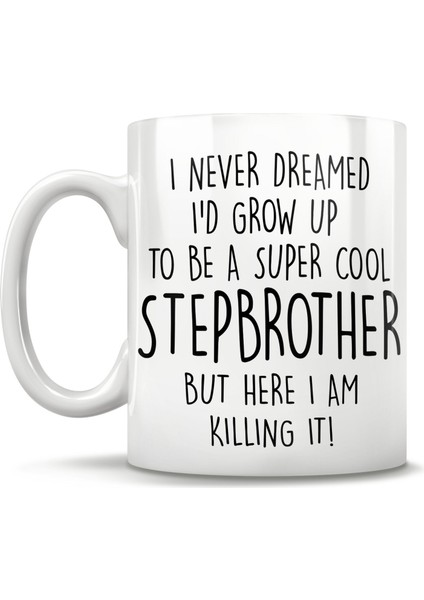 Komik Üvey Erkek Kardeş Hediye, Üvey Birader Kupa Bardak