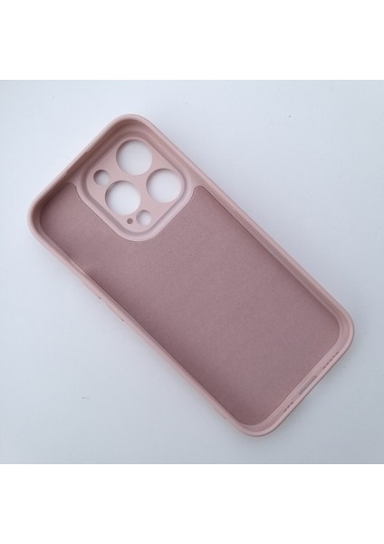 Apple iPhone 14 Pro (6.1) Uyumlu Kamera Korumalı Içi Kadife Silikon Kılıf