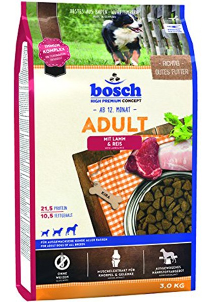 Adult Lamb&rice Yetişkin Köpek Maması 3 kg