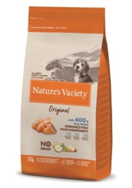 Natures Variety No Grain Somonlu 2 kg Tahılsız Yavru Köpek Maması