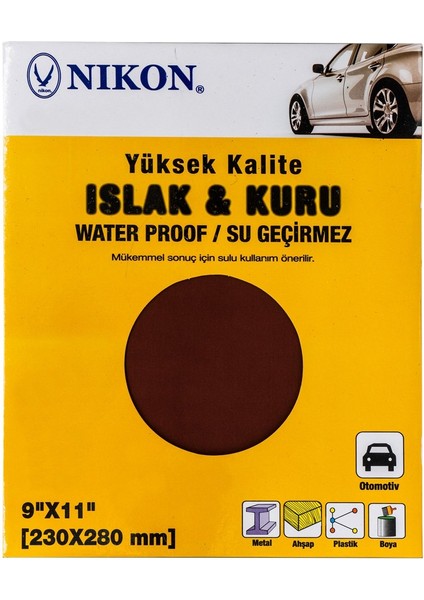 Yüksek Kalite Islak Kuru 230x280 mm Su Zımparası 3000 Kum