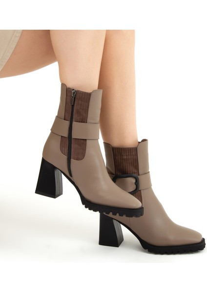 Kadın Deri Topuklu Bot 33 7018 Bn Bot SK22/23 indirimleri