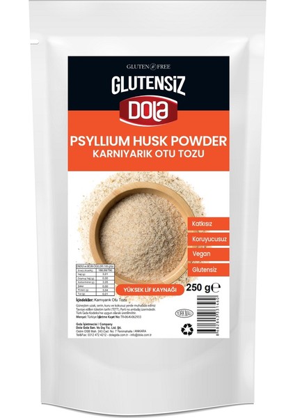 Psyllium Karnıyarık Otu Tozu 250 gr