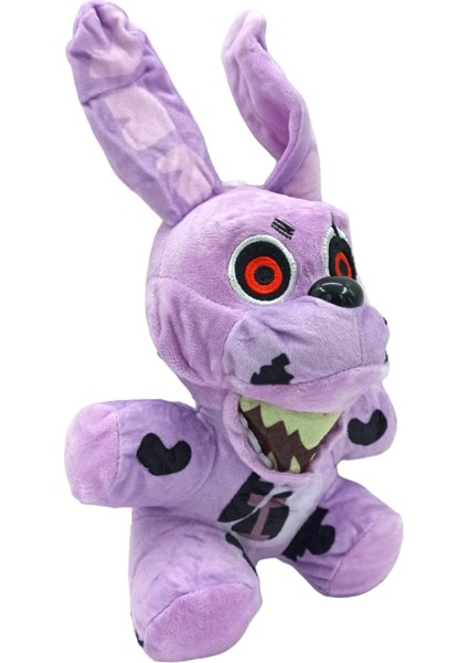 PopŞeker Five Nights At Freddys Karakterleri Oyuncak Peluş Fnaf Karakteri 27CM. Mor Tavşan