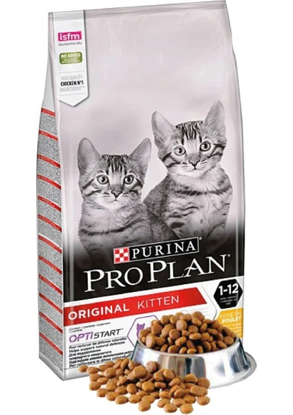 Proplan Kitten Tavuklu Yavru Kedi Maması- 1 kg - Mama Kabı