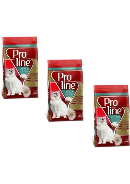 Proline Sterilized Kısırlaştırılmış Yetişkin Kedi Maması 500 gr (3 Adet)