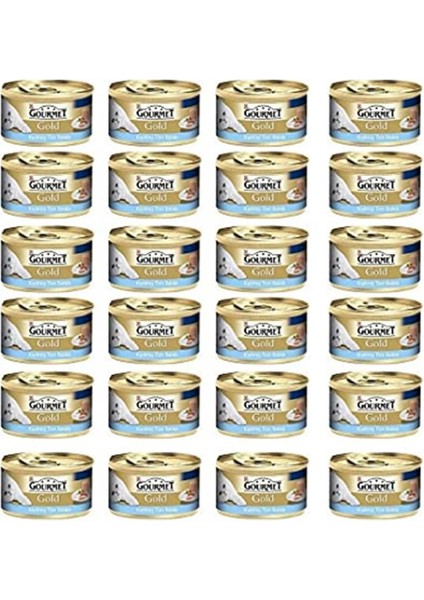 Gold Kıyılmış Ton Balıklı Konserve Yaş Kedi Maması - 85 gr x 24 Adet