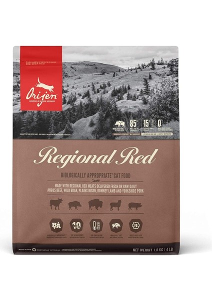 Regional Red Tahılsız 1.8 kg Yetişkin Kuru Kedi Maması Regional Red