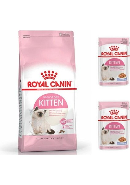 Kitten 4 Kg. + 2 Adet Kitten Yaş Mama