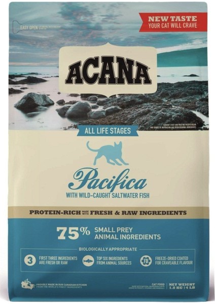 General Hobi Acana Pacifica Cat Balıklı Tahılsız Kedi Maması 1.8 kg
