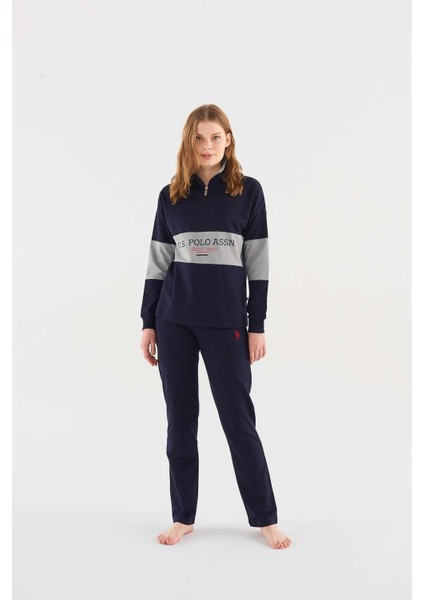 Kadın Lacivert Pijama Takımı