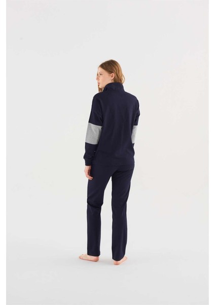 Kadın Lacivert Pijama Takımı