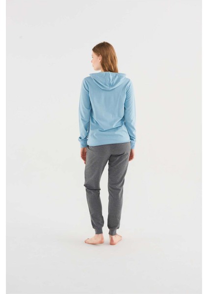 Kadın Mavi Pijama Takımı