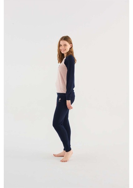 Kadın Lacivert Pijama Takımı