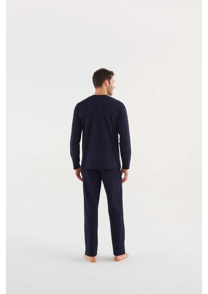 Us18640-S Erkek Uzun Kol Pijama Takımı modelleri