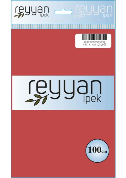 Düz Renk Poşetli Yazma - Renk-31 - K.nar Çiçeği-56