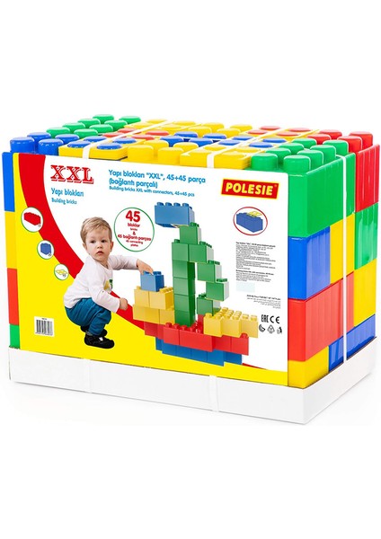 Yapı Blokları Xxl 45+45 Parça Bağlantılı 68033
