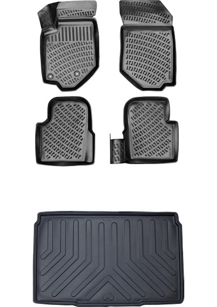 Hyundai Bayon 3D Havuzlu Paspas + Bagaj Havuzu Set