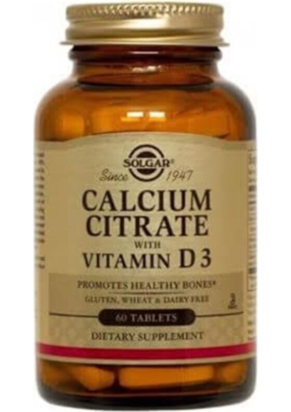 Calcium Citrat With Vitamin D 60 Tablet