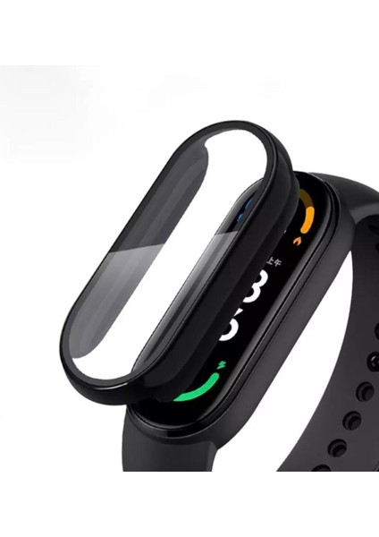 Xiaomi Mi Band 6 Uyumlu Ekran ve Kasa Koruyucu Kılıf 360 Tam Koruma