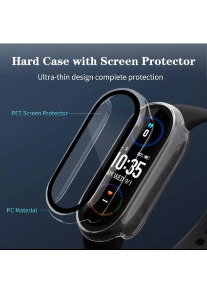 Xiaomi Mi Band 6 Uyumlu Ekran ve Kasa Koruyucu Kılıf 360 Tam Koruma fiyatları