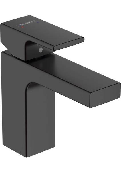 Vernis Shape Lavabo Bataryası 100 Sifon Kumandalı Satin Siyah