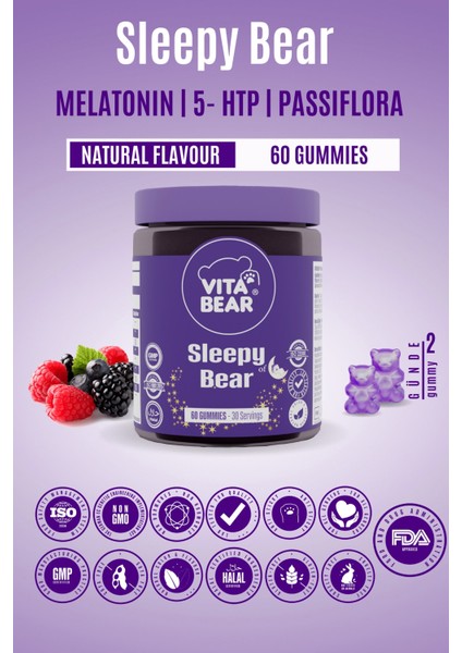 Sleepy Bear Vitamin 60 Adet fiyatları