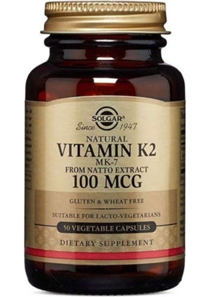 Vitamin K2 100 Mcg 50 Tablet