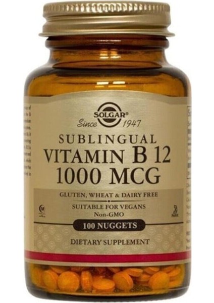 Vitamin B12 1000 Mcg 100 Tablet