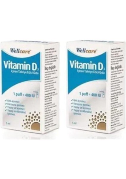 Vitamin D3 400 Iu 5 Ml Sprey