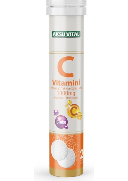 C Vitamini Efervesan 20 Tablet