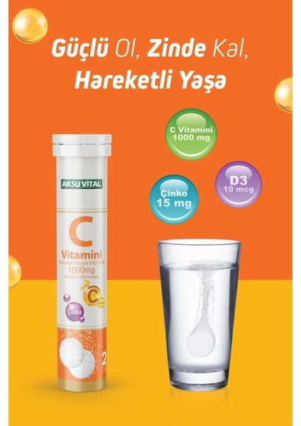 C Vitamini Efervesan 20 Tablet