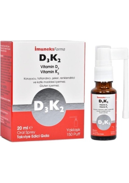 Farma Vitamin D3 K2 Sprey 20ml