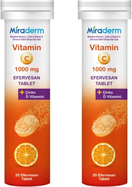 Vitamin C 1000 Mg 20 Efervesan Tablet