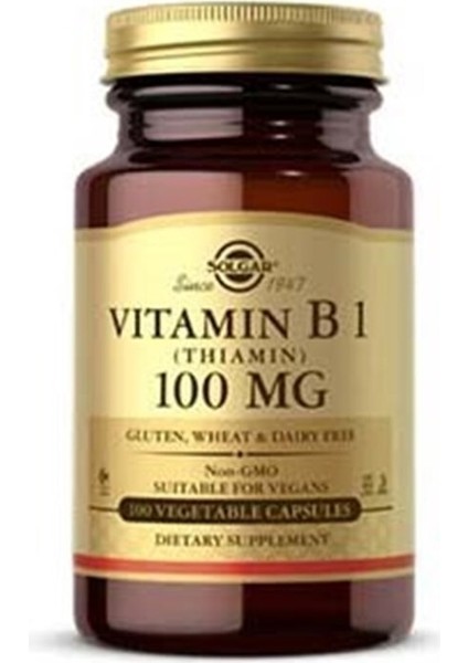 Vitamin B1 (Thiamin) 100 Mg